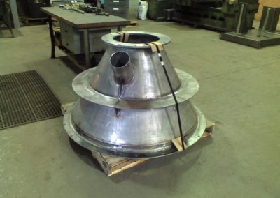 Cone Hopper machined by Eagle Machine in Westminster